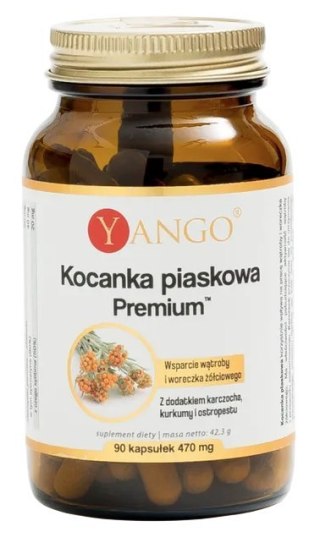 YANGO Kocanka piaskowa Premium - 90 kaps.