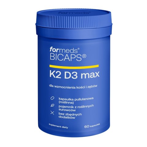 BICAPS K2 D3 max 60 kaps. FORMEDS