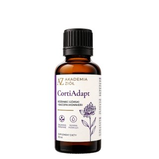 CortiAdapt różeniec górski + bacopa monnieri 50ml AKADEMIA ZIÓŁ