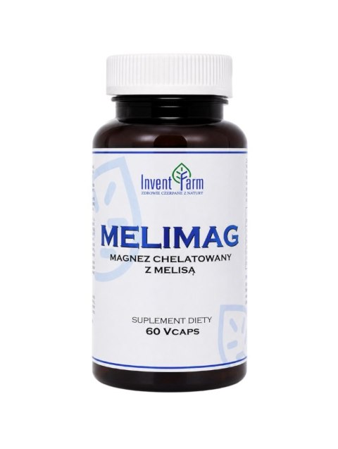 MELIMAG magnez chelatowany z melisą, 60 vcaps. INVENT FARM
