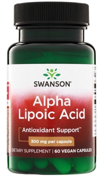 SWANSON Alpha Lipoic Acid 300mg, 60kaps. - kwas alfa liponowy